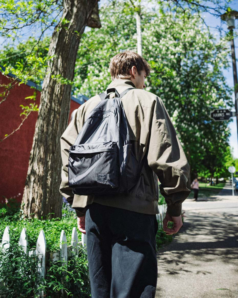 Herschel Supply Co. Rome Packable Backpack in Black Tonal.